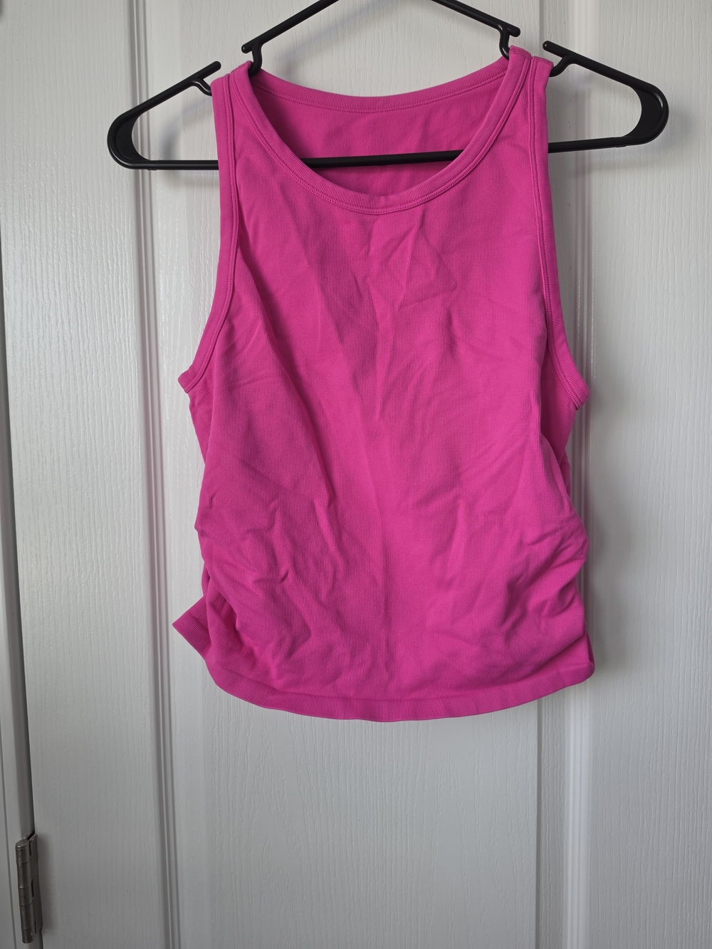 OQQ Women’s Fitted Pink Tank Top Size Large